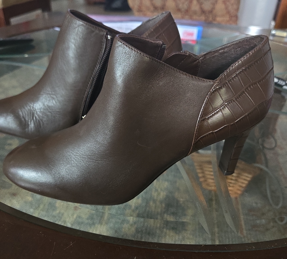 ANTONIO MELANI Dark Brown Heeled Boots
